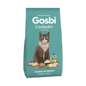 GOSBI CHICKEN&SALMON STERILIZED 1,5kg