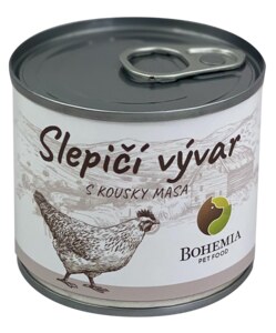 BOHEMIA Slepičí vývar s kousky masa 140 ml