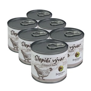 SIX PACK BOHEMIA Slepičí vývar s kousky masa 140 ml