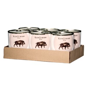 SIX PACK BOHEMIA Kančí maso ve vlastní šťávě 6x800 g
