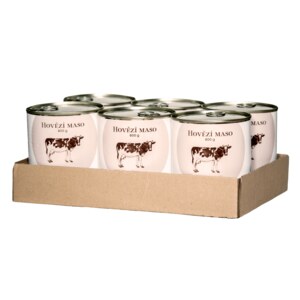 SIX PACK BOHEMIA Hovězí maso ve vlastní šťávě 6x800 g
