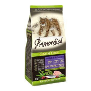 PRIMORDIAL Cat Sterilizzato Turkey&Herring PRIMORDIAL Cat Sterilizzato Turkey&Herring