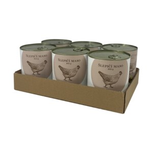 SIX PACK BOHEMIA Slepičí maso ve vlastní šťávě 6x800 g