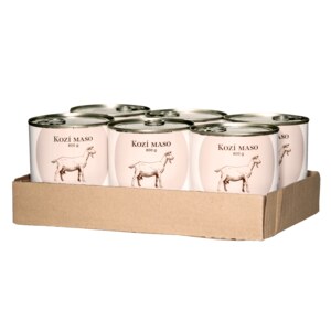 SIX PACK BOHEMIA Kozí maso ve vlastní šťávě 6x800 g